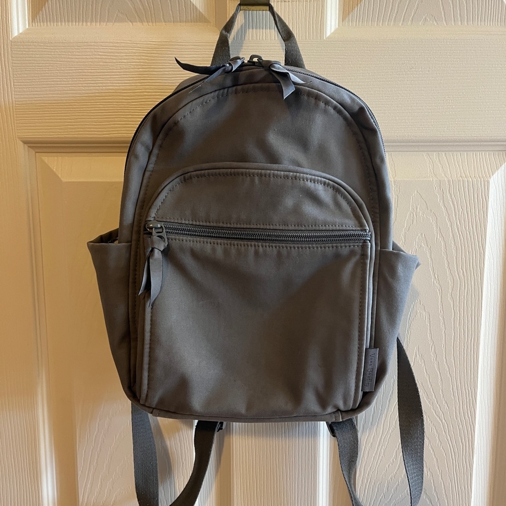 Vera Bradley gray small backpack